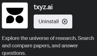 ChatGPTで研究論文を探索・解析できるプラグイン「txyz.ai(ティーエックスワイゼットエーアイ)」の使い方