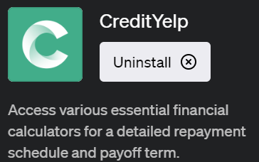 ChatGPTで金融計算ができるプラグイン「CreditYelp(クレジットヨープ)」の使い方